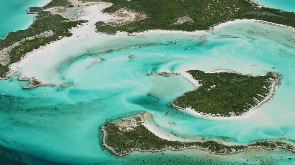 Images aériennes des Bahamas