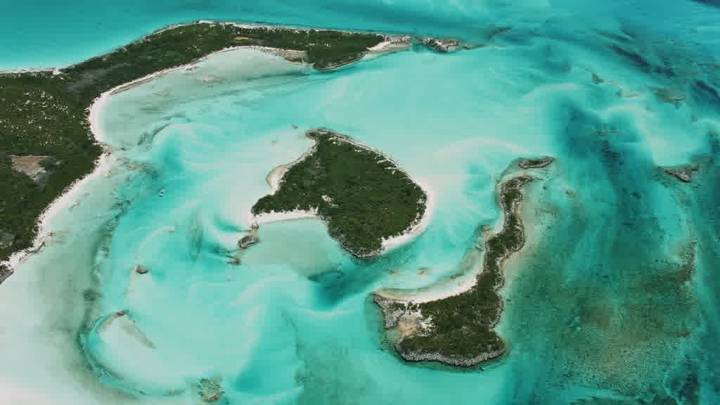 Images aériennes des Bahamas