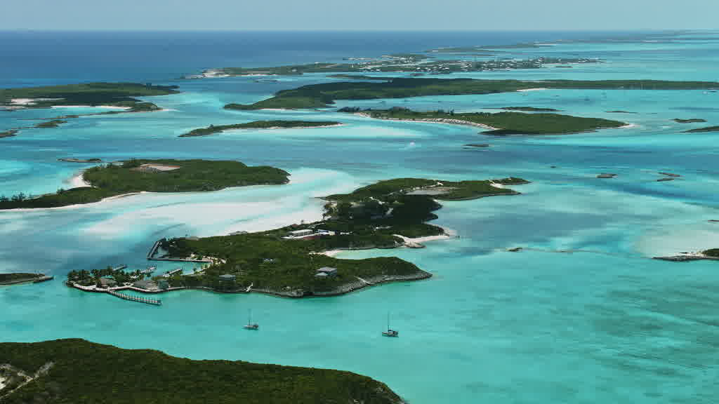 Images aériennes des Bahamas