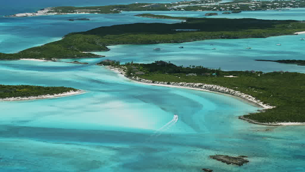 Images aériennes des Bahamas