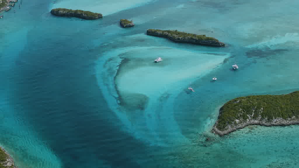 Images aériennes des Bahamas