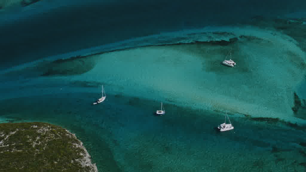 Images aériennes des Bahamas