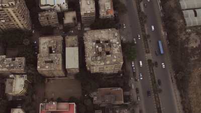 Le Caire - Petits immeubles des quartiers périphériques