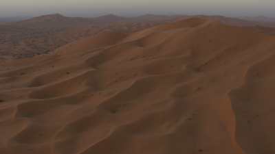 Lever de soleil sur les dunes de Merzouga