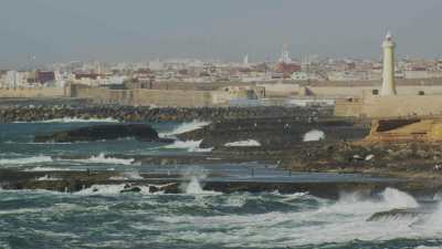 Approche de Rabat par la côte