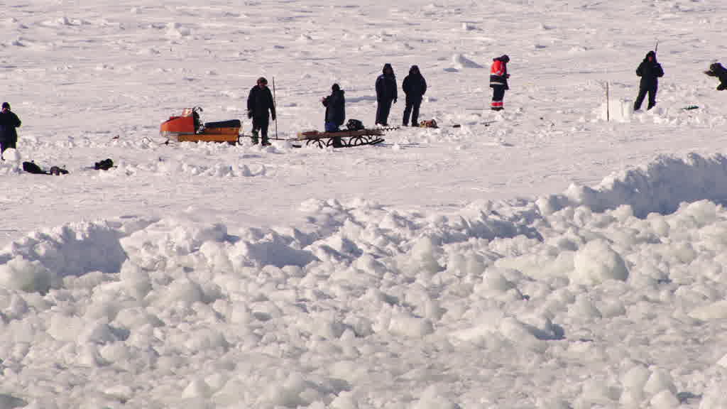 Près de Doudinka sur le fleuve Ienissei